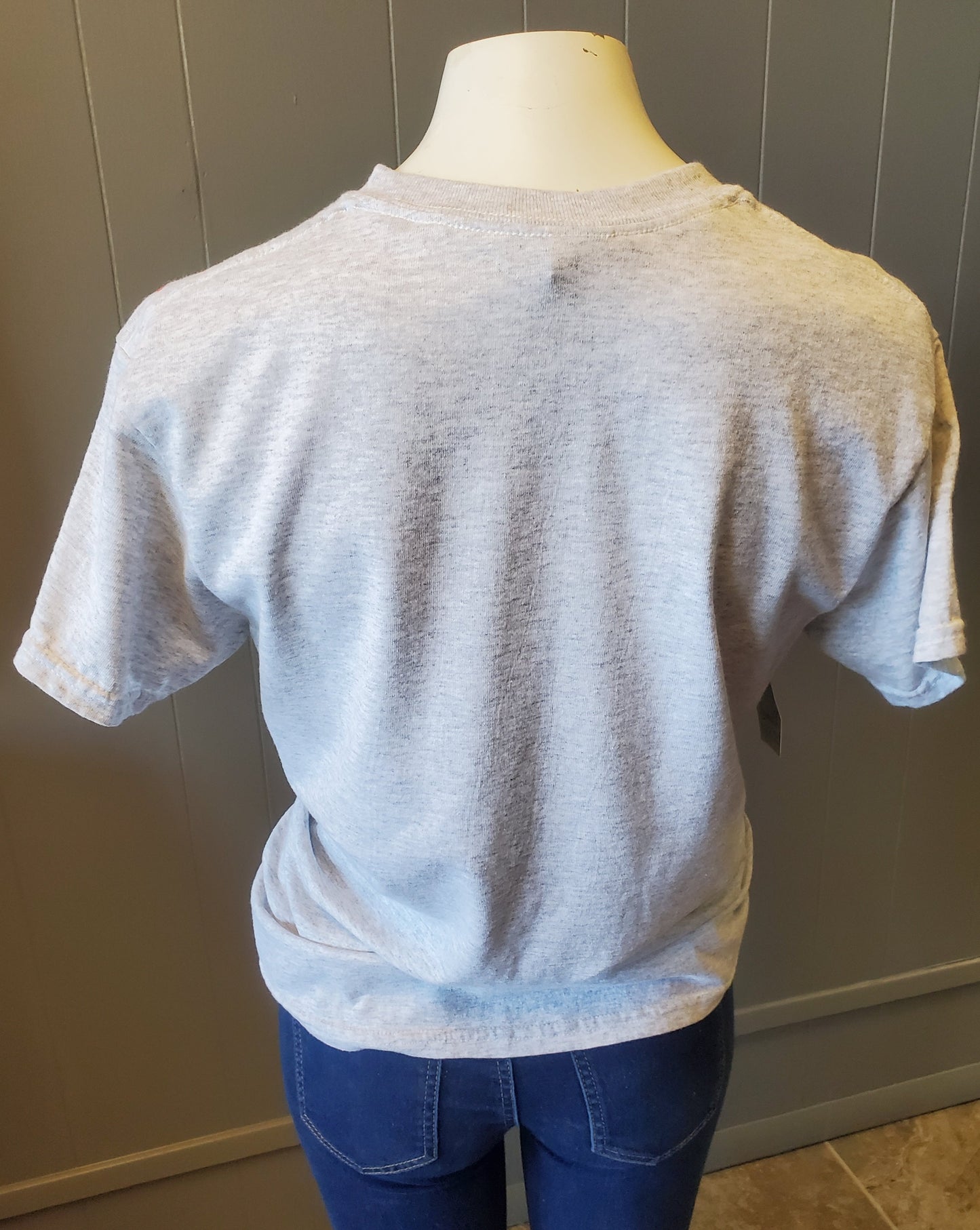 'Merica Messy Bun Bleached T-Shirt