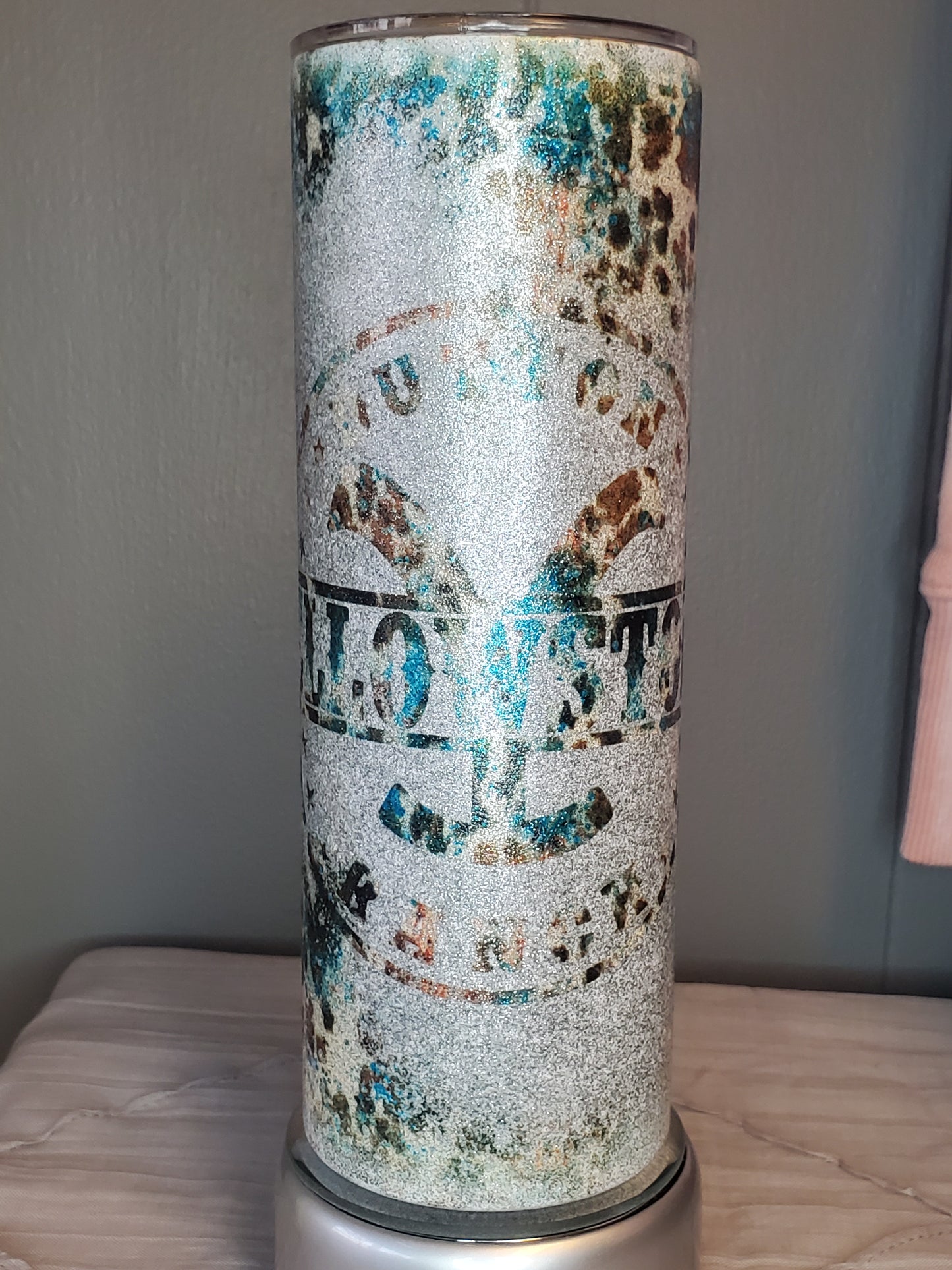 Yellowstone Glitter Tumbler