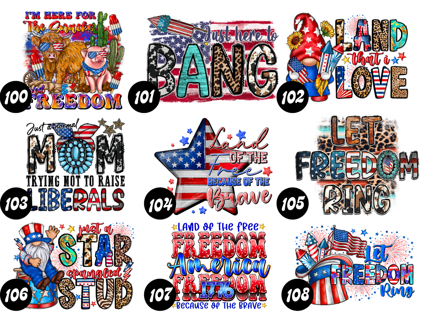 DESIGN CHOICES 4TH OF JULY