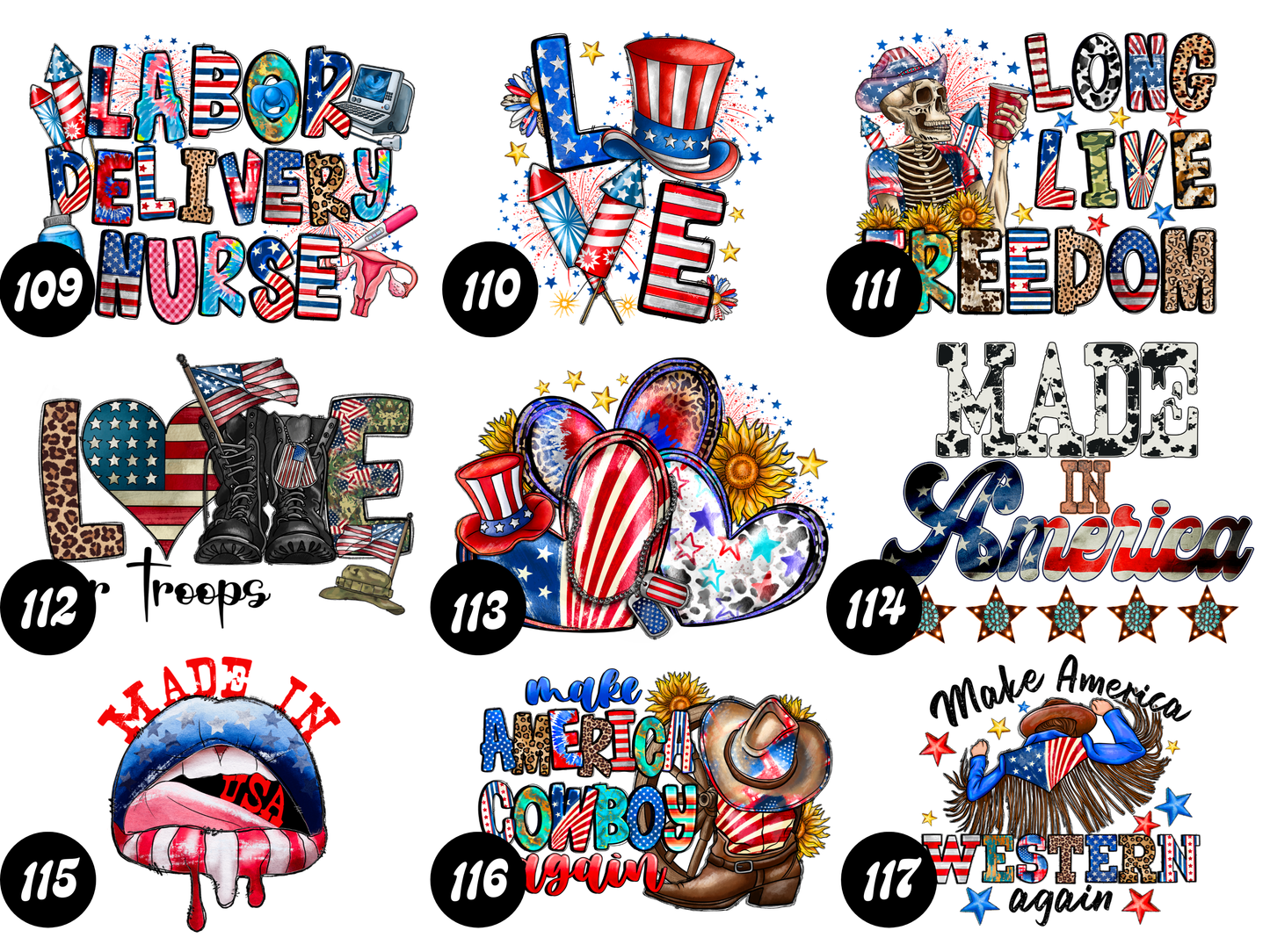 DESIGN CHOICES 4TH OF JULY