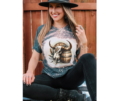 WESTERN BULL SKULL #14