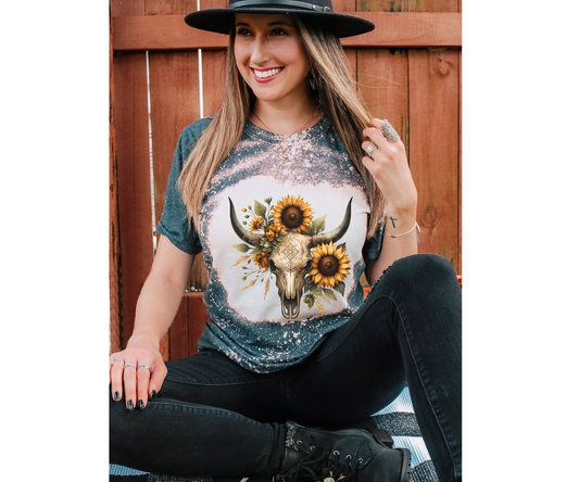 WESTERN BULL SKULL #17