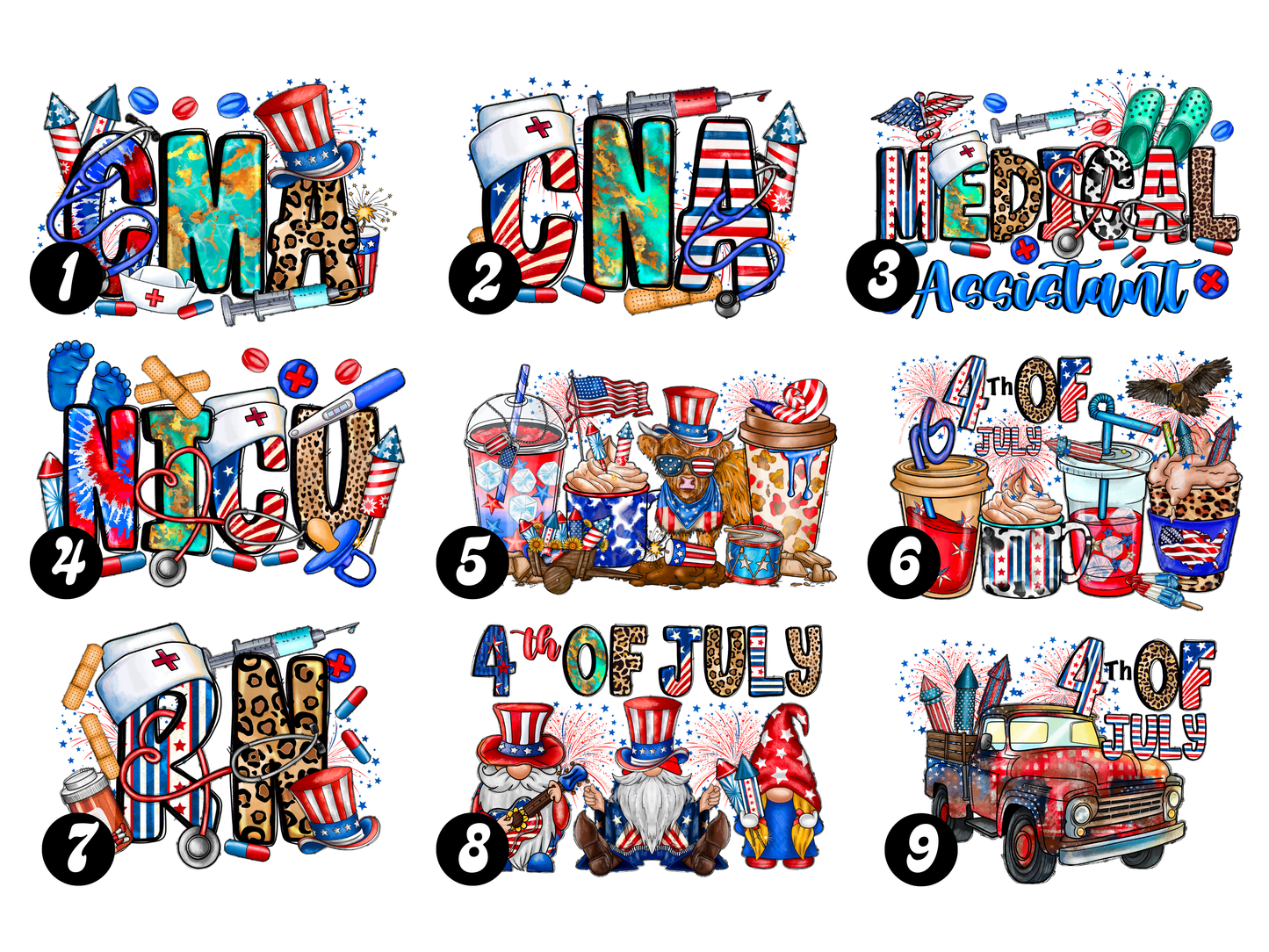 DESIGN CHOICES 4TH OF JULY