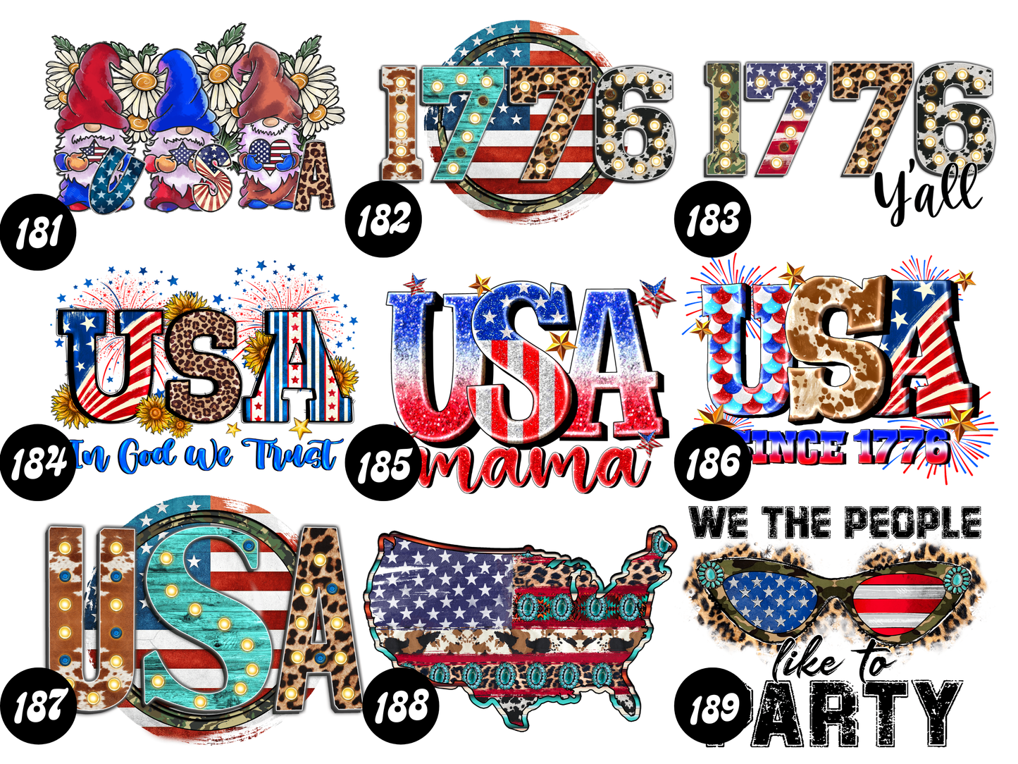 DESIGN CHOICES 4TH OF JULY