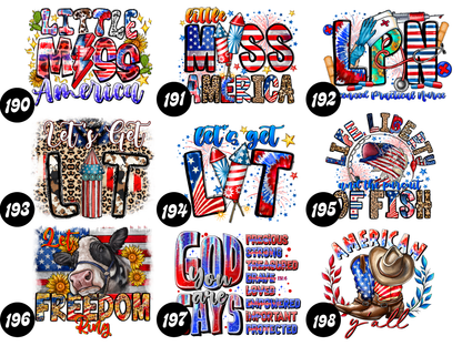DESIGN CHOICES 4TH OF JULY