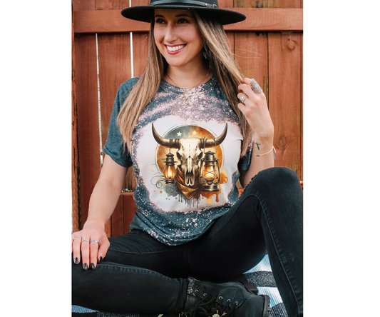WESTERN BULL SKULL #23