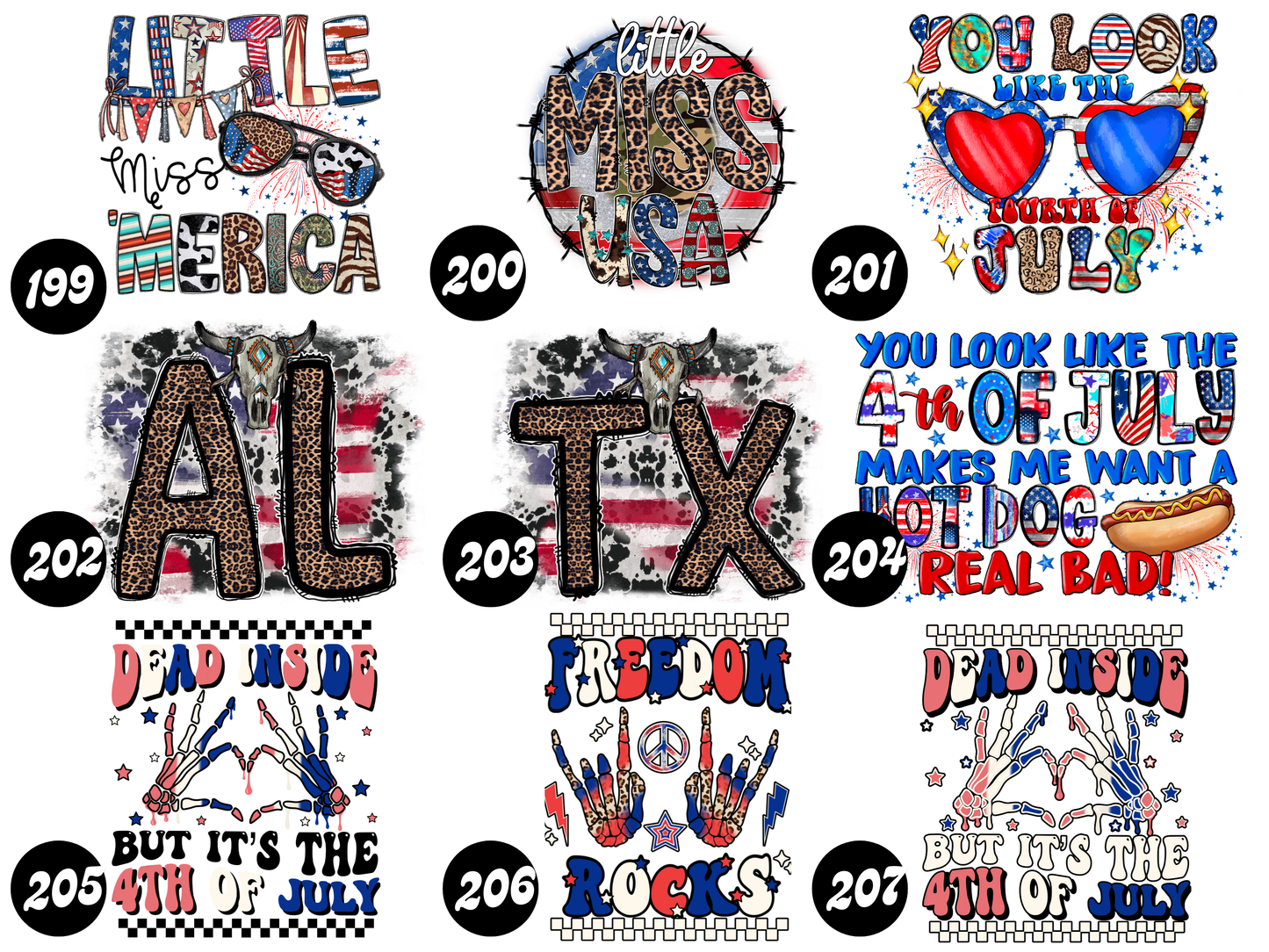 DESIGN CHOICES 4TH OF JULY