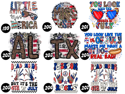 DESIGN CHOICES 4TH OF JULY