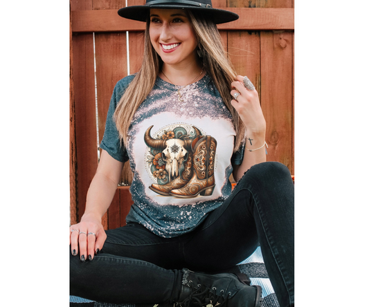 WESTERN BULL SKULL #25