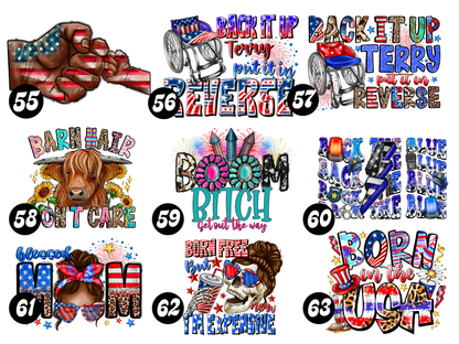 DESIGN CHOICES 4TH OF JULY