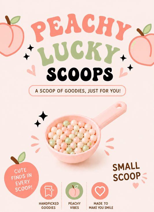 SMALL PEACHY LUCKY SCOOPS