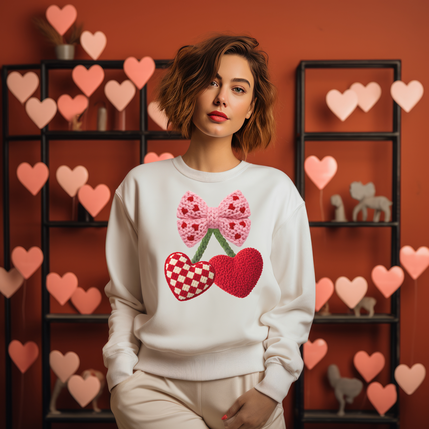 RED & PINK HEART CHERRIES