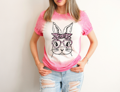 PINK CHEETAH PRINT BUNNY