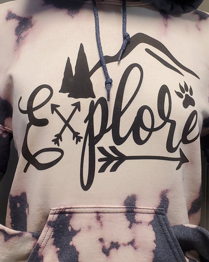 Explore Bleached Hoodie