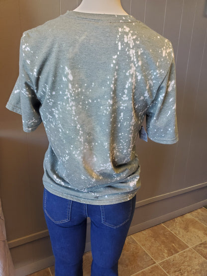 Cow Tag Bleached T-Shirt