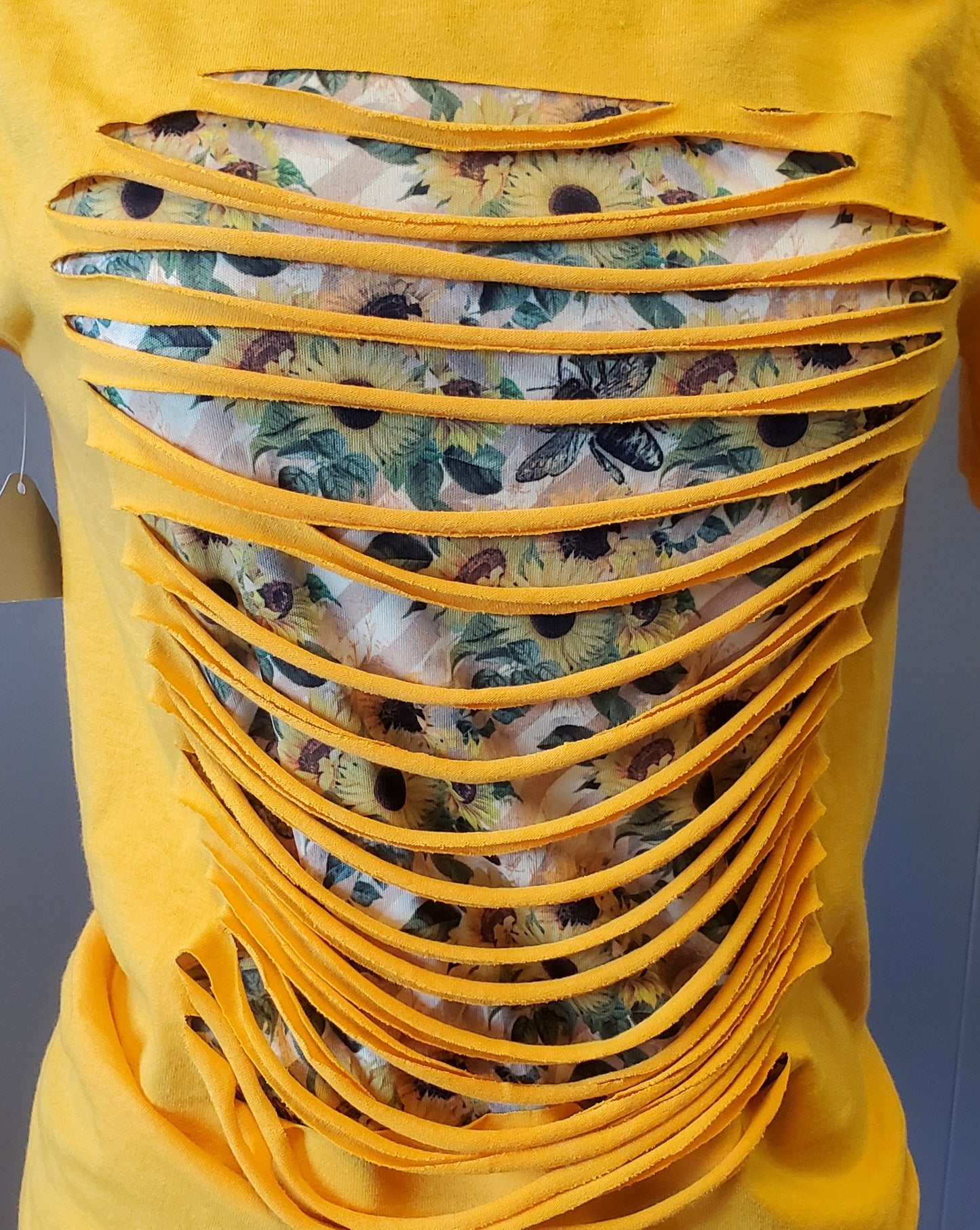 Sunflower & Bee's Ripped Bleached T-Shirt