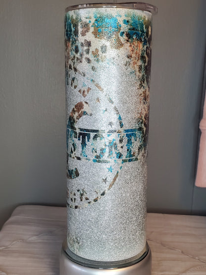 Yellowstone Glitter Tumbler