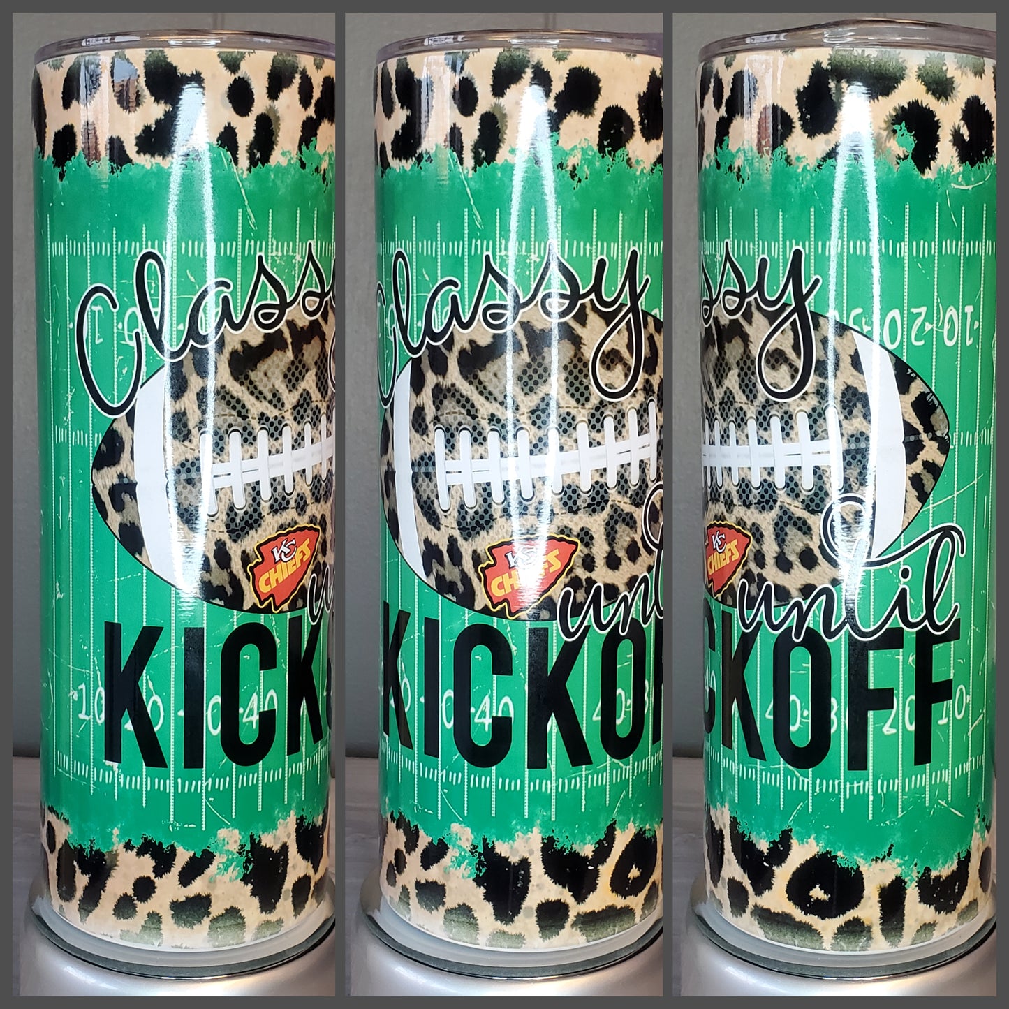 KC Chiefs Classy Until Kickoff Tumbler