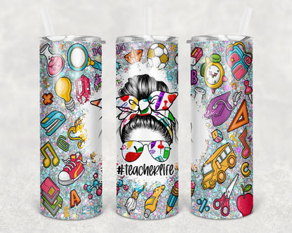 Rainbow Inspirational Teacher Tumbler | Teacher | Teaching | #Teacherlife | Teacher Quotes | Gift | Teacher Appreciation
